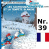 Smurfen stripboek -  Les Schtroumpfs et la tempête blanche - Hardcover franstalig - Nr. 39
