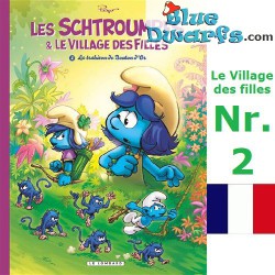 Smurf comic book - Les Schtroumpfs et le Village des Filles - La trahison de Bouton d'Or -Hardcover French language - Nr. 2