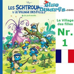 Smurf comic book - Les Schtroumpfs et le Village des Filles - La forêt interdite -Hardcover French language - Nr. 1