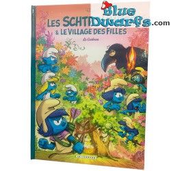 Comic Buch - Les Schtroumpfs et le Village des Filles - Le corbeau - Hardcover und Französisch - Nr. 3