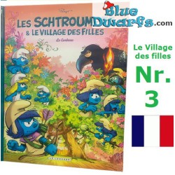 Smurf comic book - Les Schtroumpfs et le Village des Filles - Le corbeau -Hardcover French language - Nr.3