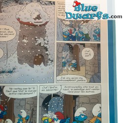 Comic Buch -  Les Schtroumpfs et la tempête blanche - Hardcover und Französisch - Nr. 39
