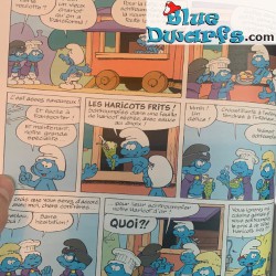 Smurf comic book - Les Schtroumpfs et les haricots mauves - Hardcover French language - Nr. 35