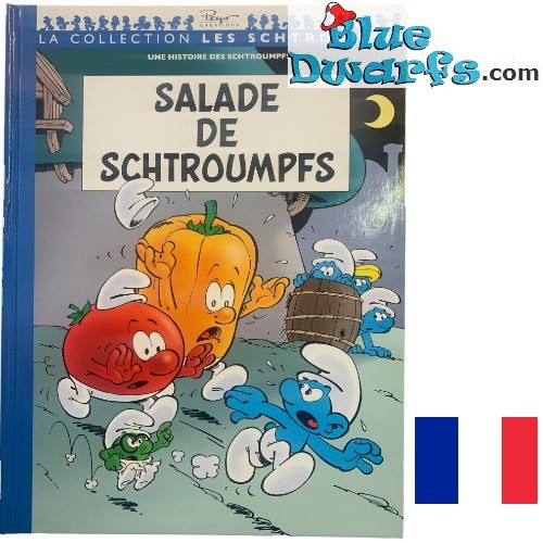 Smurfen stripboek - Les schtroumpfs - Salade de schtroumpfs - Hardcover franstalig - Nr. 14
