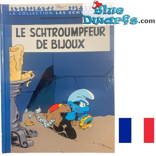 Comic Buch - Les Schtroumpfs - Le schtroumpfeur de bijoux - Hardcover und Französisch - Nr. 14