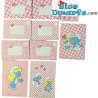 Pitufina – Crea tu propio set de postales – Regalo DIY de tarjetas