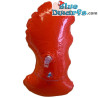 Puffo gonfiabile - figurina Puffo con i vetri - +/- 17cm