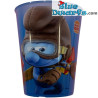 Schtroumpf coupe - Le Jetpack - Tasse en plastique - Nr 23 - Burger King - 2022