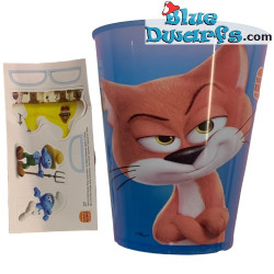 Los pitufos - Azrael - Vaso - plastico - Nr 27 - Burger King - 2022