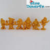 6 x Schlumpf ORANGE (20017/20037/20042/20054/20075/20098)