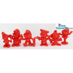 5 x pitufo ROJO (20017/20037/20054/20075/20098)
