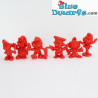 5 x Schlumpf ROT (20017/20037/20054/20075/20098)