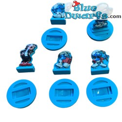 Smurf spinning tops - 6 pieces - 2022 - 4,5cm