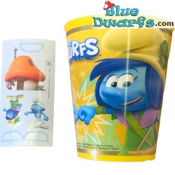 Smurf cup - plastic- Burger King - 2022