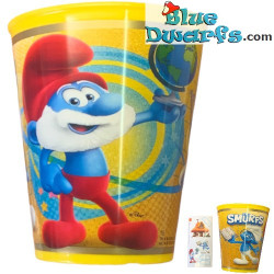 Puffo tazza - Grand puffo - plastica - Nr 15 - Burger King - 2022