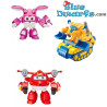 Super Wings Articulated Action -  set da gioco - 3 figurine - aeroplani - 9cm