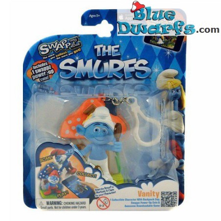 Swappz Hippe Smurf (sleutelhanger)