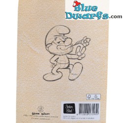 Greeting cards of the smurfs - Smurf says oops - with envelop -17,5 x 12 cm