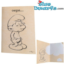 3x Cartolina I puffi (17,5 x 12 cm)