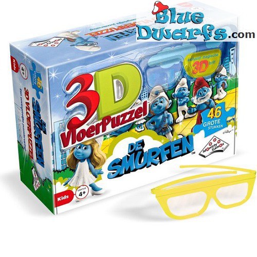 Smurf - 3D puzzle - 46 big pieces