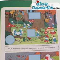 Smurfen boek Softcover - Zoekboek - Leren met de Smurfen - met 80 Stickers - Nederlands