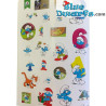 Smurf book -Spot the smurf Softcover with 80 stickers - Leren met de Smurfen - Dutch language
