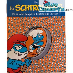 Smurf book - Spot the Hefty smurf - Les schtroumpfs - Où se schtroumpfe - French language