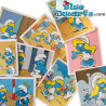 5x pegatina - Pitufina - Los pitufos  - 2008 -  Panini  - 6,5 x 5cm