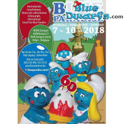 Flyer - Ferias de los pitufos - Blue Paradise - 7-10-2018 -29x21cm