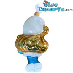 Kerstmis Smurfin kerstbal +/- 13cm (Smurf Experience exclusive)