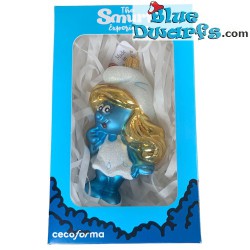 Christmas Smurf ornament smurfette +/- 13cm (Smurf Experience exclusive)