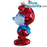 Kerstmis Grote smurf kerstbal +/- 13cm (Smurf Experience exclusive)