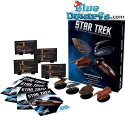 Star-Trek Shuttlecraft Set 8 - Vulcan Shuttle & Xindi-Insectoid & Ferengi & Klingon Toron-Class