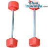 40210: Driver Smurf  - Red wheels -  (Supersmurf)
