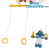 40510: Ringe Turner Schlumpf - nur Attribute / Ersatzteil - Super Schlumpf - Schleich - 5,5cm