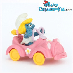 40241: Schtroumpfette dans voiture - Schtroumpfette seulement - Schleich - 5,5cm