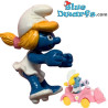 40241: Smurfin in auto  - Losse smurfin -  (Supersmurf) - Schleich - 5,5cm