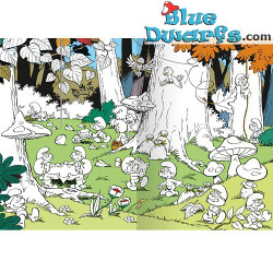 Coloring book the Smurfs - German - Mein schlumpfiger Malspaß - 28x21cm
