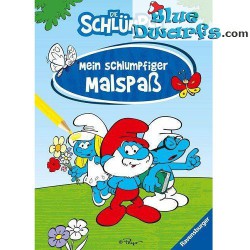 Livre de coloriage Schtroumpf - Allemand  - Mein schlumpfiger Malspaß - 28x21cm
