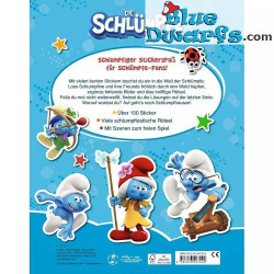 Schlumpf Malbuch - Deutsch - Schlumpfiger Stickerspaß ab 5  - 28x21cm