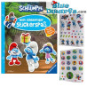 Kleurboek en activiteitenboek van de Smurfen - Duits - Mein Schlumpfiger Stickerspass - Ravensburger - 28x21cm