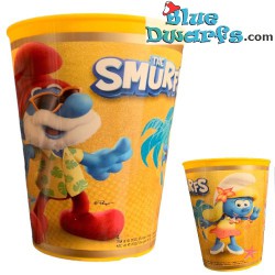 Smurf cup - Plastic- Papa Smurf - Nr 23 - Burger King - 2022