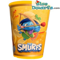 Smurf cup - plastic- Smurfette karate - Nr 20 - Burger King - 2022