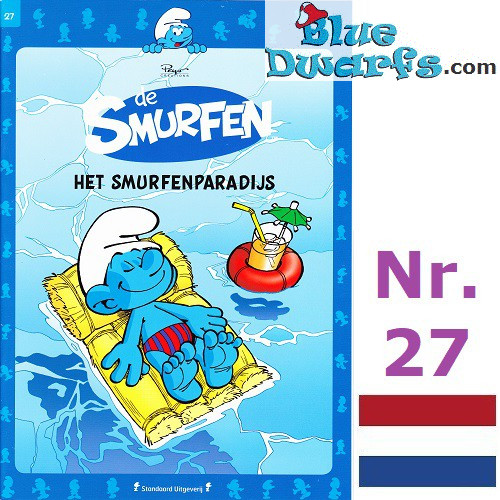 Bande dessinée Néerlandais - les Schtroumpf  - De Smurfen - Het Laatste Nieuws - Het Smurfenparadijs - Nr. 27