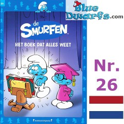 Bande dessinée Néerlandais - les Schtroumpf  - De Smurfen - Het Laatste Nieuws - Het Boek dat alles weet - Nr. 26