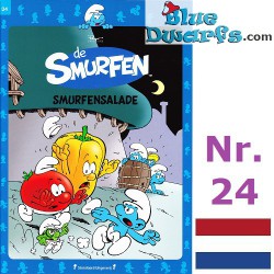 Comic book - Dutch language - De Smurfen - Het Laatste Nieuw - Smurfensalade - Nr. 24