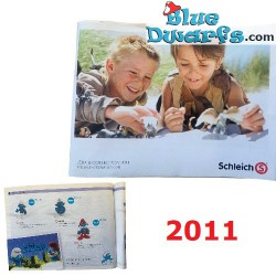 Smurf and Schleich - Mini show catalog Schleich -2011 - 10x14,5 cm