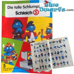 Smurf and Schleich - Mini show catalog Schleich - 1995 - 10x14,5 cm