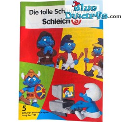 Smurf and Schleich - Mini show catalog Schleich - 1995 - 10x14,5 cm