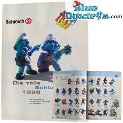 Smurf show catalog Schleich 1998 (10x14,5 cm)